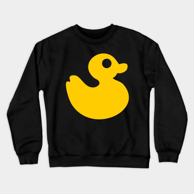 Yellow Rubber Duck Crewneck Sweatshirt by XOOXOO